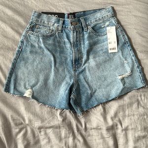 BDG A-Line Denim Cutoff Short - Light Wash